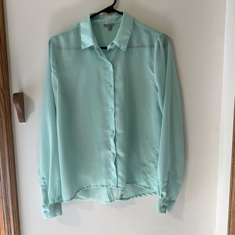 Charlotte Russe collared blouse